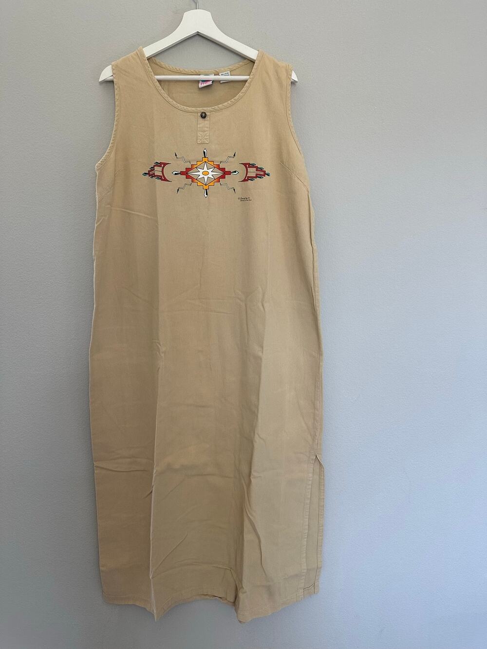 Vintage Wek Aztec  Shades of the Southwest Dress size 3X